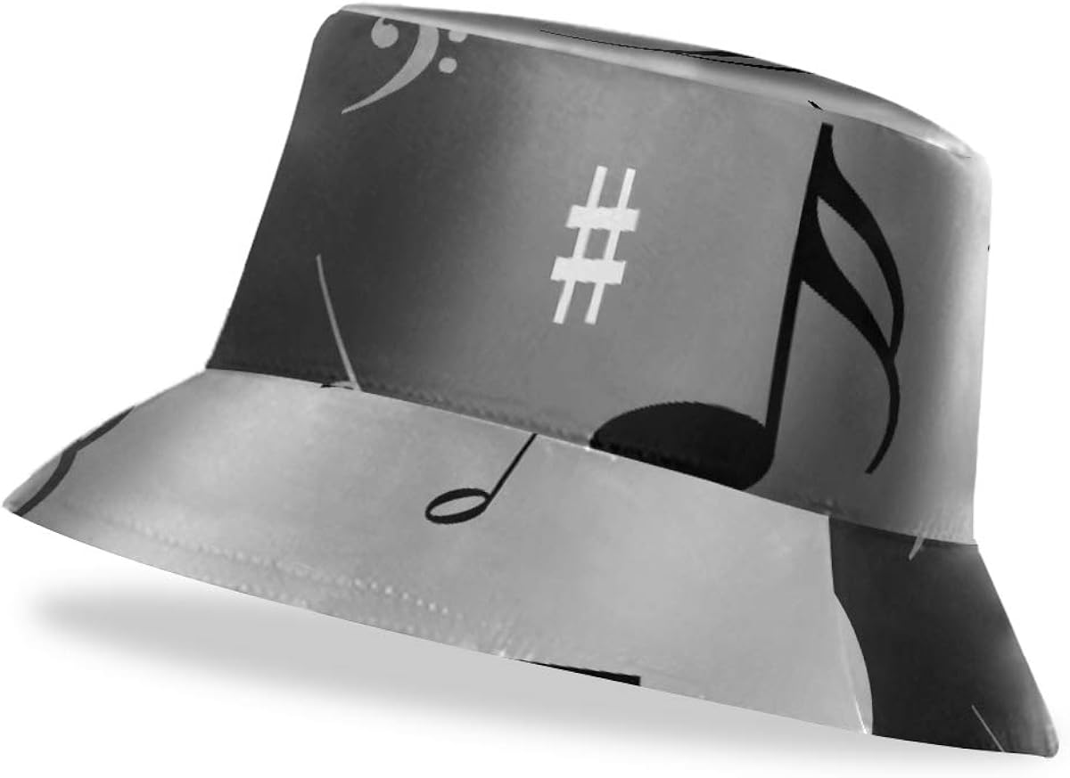 Fun Bucket Hats an Illustration of A Music Notes 115275 Buckets Hat