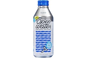 Open Water Still Bottled Water with Electrolytes in 16-oz Aluminum Bottles (1 Cases, 12 bottles - Still) | BPA-free and Eco friendly
