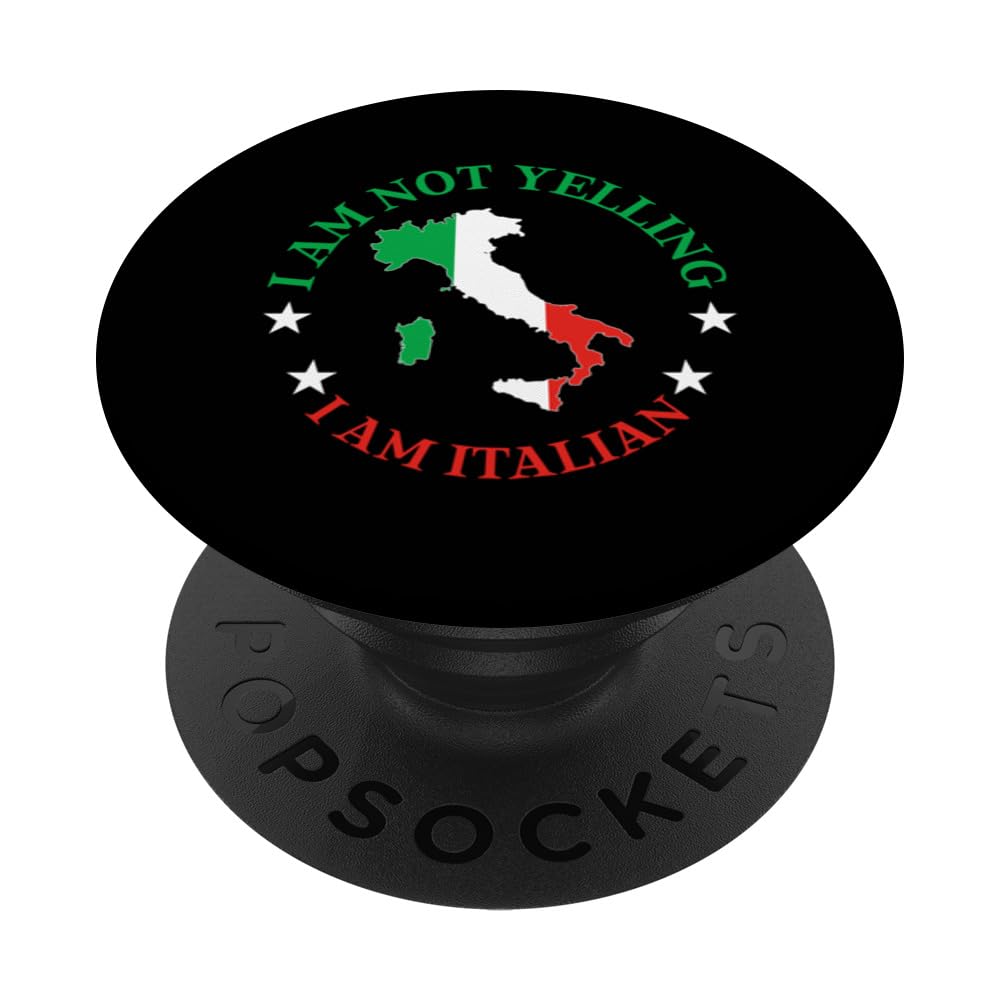 Funny Italian Slang Italy Sayings Humor Joke Quote PopSockets Swappable PopGrip