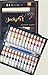 Acrylic Paint Set-24 with 2 Brushes by Jackpot! Perfect for Canvas,Wood,Ceramic,Fabric & Crafts.Non Toxic & Vibrant Colors.Rich Pigments -Great for Beginners,Students & Professional Artist