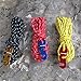 TRIWONDER Reflective Guyline, Tent Cord Nylon Paracord Rope with Guyline Adjuster for Camping Tent, Outdoor Packaging (Red - 4 Pack)