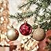 Valery Madelyn 50ct 60mm Traditional Red and Gold Christmas Ball Ornaments, Shatterproof Christmas Tree Ornaments for Xmas Decoration