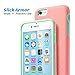 iPhone 6s Plus Case, ULAK Hybrid Heavy Duty Shockproof Dual Layer Protective Slick Armor Case for Apple iPhone 6s Plus 5.5 inch Device (Rose Red+Mint Green)