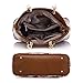 Realer Women's Handbags Purse Tote Bags Female Crossbody Bags 3 Pcs Shoulder Bags Top-Handle Handbag PU Leather Set