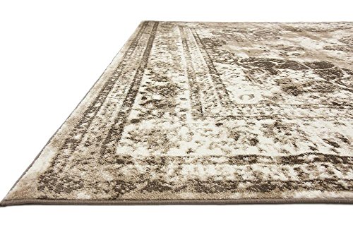 Unique Loom Sofia Collection Light Brown 9 x 12 Area Rug (9' x 12')