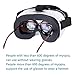 SARLAR 3D VR Headset, Virtual Reality Goggles Movies Video Games Viewer for iOS, Android, Microsoft & PC Phones Series Within 4.0-6.5 Inch