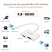 WEme Mini DisplayPort DP to HDMI VGA Converter Adapter Cable (CompatibleThunderbolt) for Apple Macbook Air Pro iMac Microsoft Surface Pro 3 PC, White