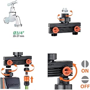Claber Rainjet 90275 - Kit Per Irrigazione Interrata E A Goccia - 100% Made In Italy - Qualità UNI EN ISO 9001 - 4
