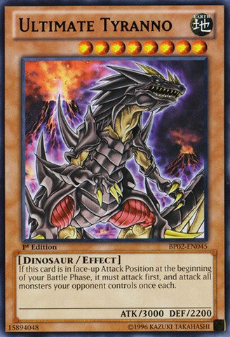 Yu-Gi-Oh! - Ultimate Tyranno (BP02-EN045) - Battle Pack 2: War of the Giants - 1st Edition - Rare