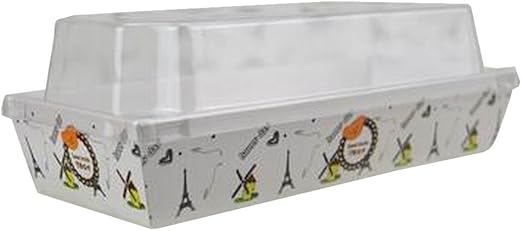 Alien Storehouse [Torre] Juego de 20 Cajas de Sandwich Desechables Caja de panes Bandejas de Hot Dogs con Tapas: Amazon.es: Hogar