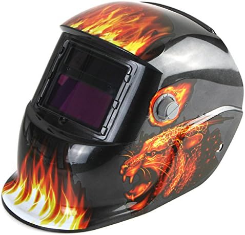 Leopard Solar Energy Automatic Darkening Electrical Welding Helmet Mask