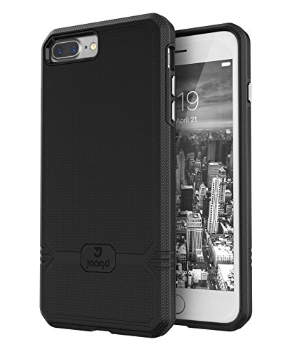 iPhone 7 Plus Case, Slim Shock-absorbing Modern Slim Non-slip Grip Cell Phone Cases for Apple iPhone 7/7s Plus (Black)