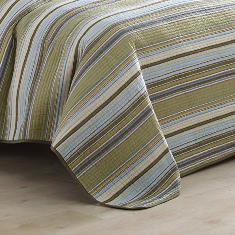 Fresno Quilt Set, Green, King Home & Kitchen | eBay