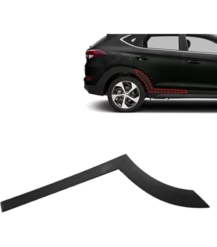 Amazon.com: GXARTS Black Left Side Rear Lower Door Molding 87731