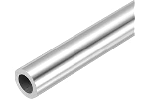 uxcell 304 Stainless Steel Tube, 10mm ID 16mm OD 250mm Length Round Seamless Straight Steel Metal Capillary Pipe Tubing for I