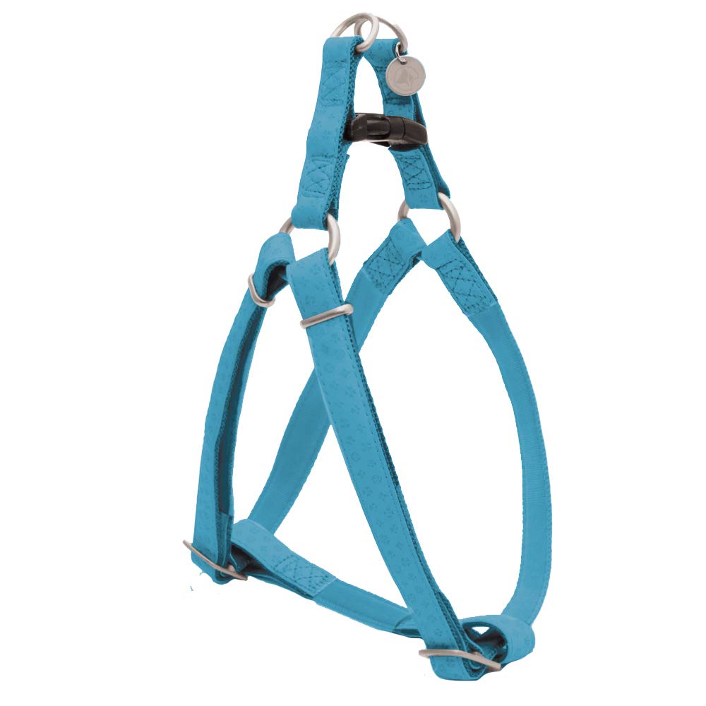 Croci My Lord Leatherette Adjustable Bib, 25-40 mm x 10 mm, Light Blue โ image 1