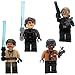 Star Wars Figures | Set of 16 Star Wars Minifigures | The Fearless Rebels VS Galactic Empire Characters| Obi-Wan Kenobi. Luke Skywalker, Han Solo, Chewbacca, R2-D2, Darth Vader, Storm Trooper,Sith...