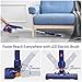 Orfeld Cordless Vacuum Cleaner, Stick Vacuum Cleaner 2 in 1 with 18 kPa Powerful Suction, Up to 50 Minutes Autonomy for Home and Car Cleaning - Blue