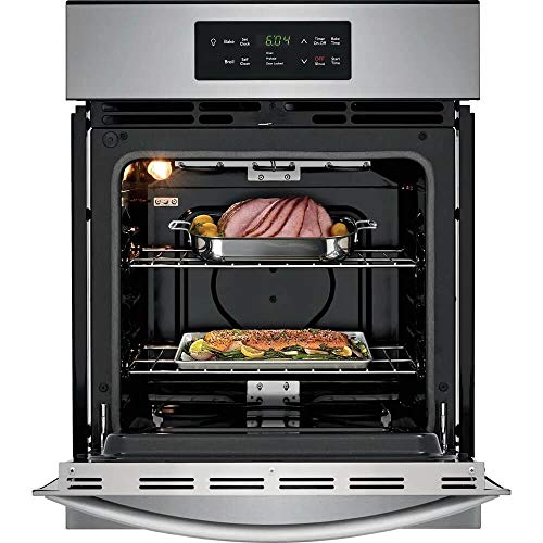Frigidaire FFEW2426US 24 Inch 3.3 cu. ft. Total Capacity Electric Single Wall Oven with 2 Oven Racks, in Stainless Steel