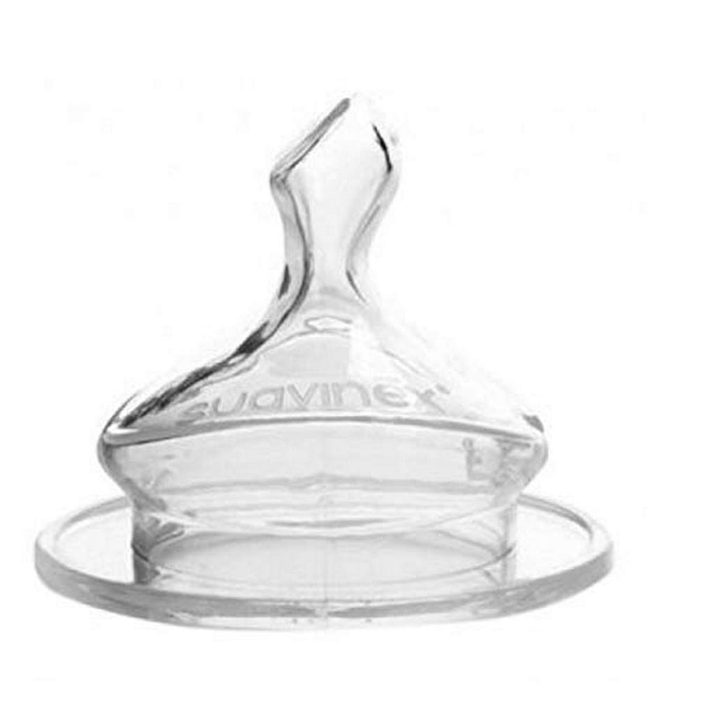 Suavinex 3800147 Anatomic Wide Neck Silicone Teat Size S2 M Pack of 2