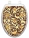 Toilet Tattoos, Toilet Seat Cover Decal, Tuscany Filigree, Size Elongated