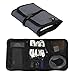 Hynes Eagle Portable Universal Electronics Accessories Cord Organizer Travel Organizer Cable Bag Grey for Women and Men