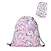HELLATHUND Colorful Lovely Life series Pattern unicorn backpack for ladies with glasses bag (emoji unicorns)15''11