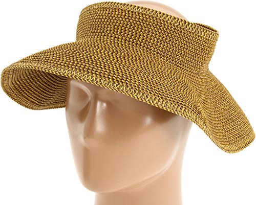 San Diego Hat Company Women's UBV002 Sun Hat Visor Multi Honey One Size