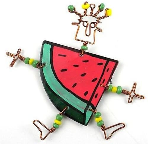 Creative Alternatives Dancing Girl Melon Slice Pin