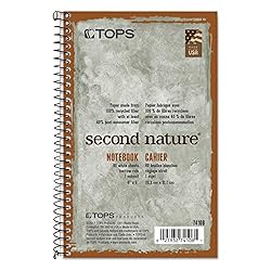 Tops Second Nature Notebook, Recycled, 5 x 8