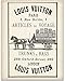 Louis Vuitton Wagon Advertisement - 11x14 Unframed Art Print - Great Home and Bathroom Decor Under $15