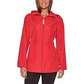 Jones New York Women's Rain Jacket Parka In A Pocket Windbreaker