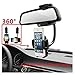 LUOMULONG Car Mount, Car Rearview Mirror Mount Truck Auto Bracket Holder Cradle for iPhone 7 7s 6 6s 6s plus 5s Samsung Galaxy S6 S6 edge S5 S4 Cell Phones Smartphone GPS PDA MP3 MP4 devices
