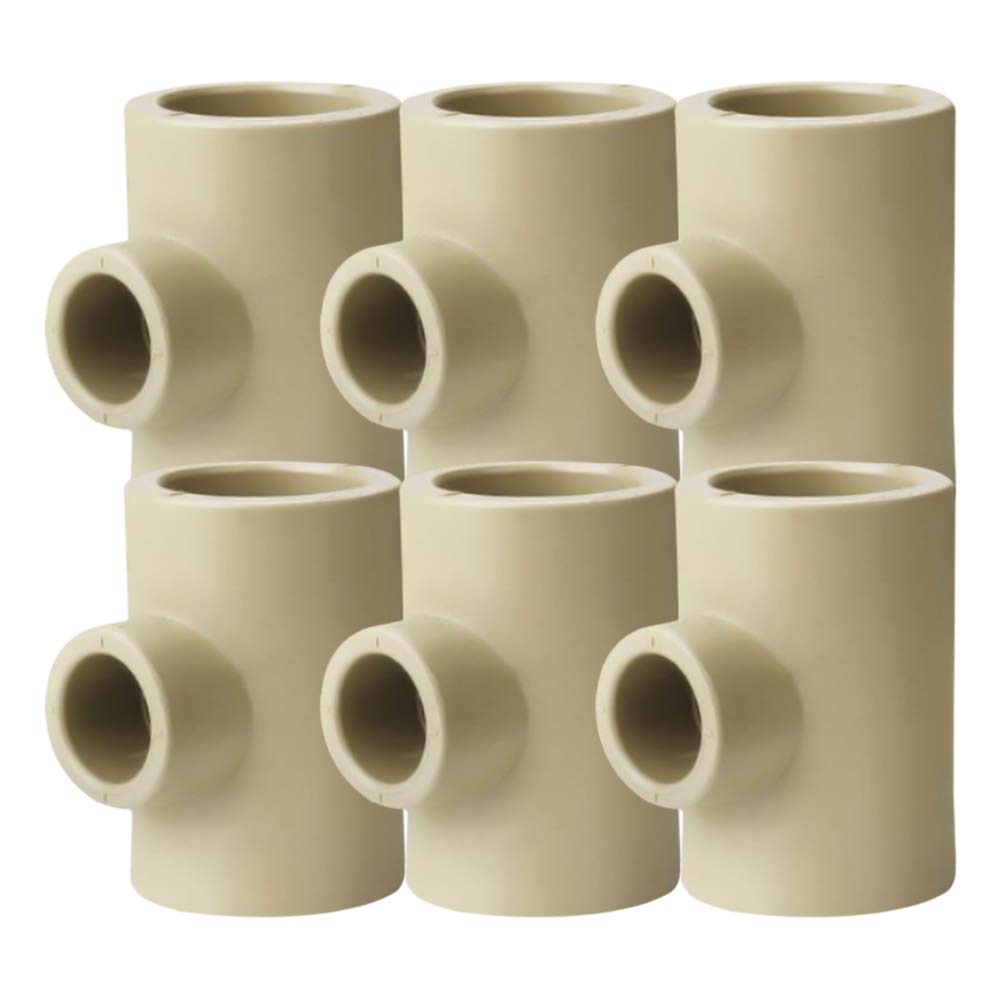 YOFASEN Feed Water Connection Fitting - 6 Pack Plastic Garden Hose Tap Connector Kit for Join Garden Hose Pipe Tube,6 pieces,32 * 20mm(Inner diameter)