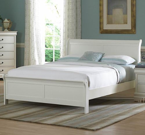 Marianne Panel Bed Size: King, Finish: White