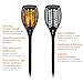 Solar Pathway Lights Outdoor, Maxchange 96 LEDs Waterproof Landscape Lighting Solar Led Flame Tiki Torch Lights for Garden Yard Path Patio [2 Pack] [Dancing Flame][Auto On/Off]