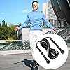 Skipping-Rope-Adult-Fitness-for-Men-Women-Speed-Jumping-Rope-Comfortable-Handle-For-Fat-Loss-Burning-Exercise-Best-For-Home-Gym-Workout-Equipment-BlackBlack Skipping Rope Smart Speed Jump Rope for Adult Fitness Exercise Lightweight Adjustable Home Gym Workout Equipment Jumping…