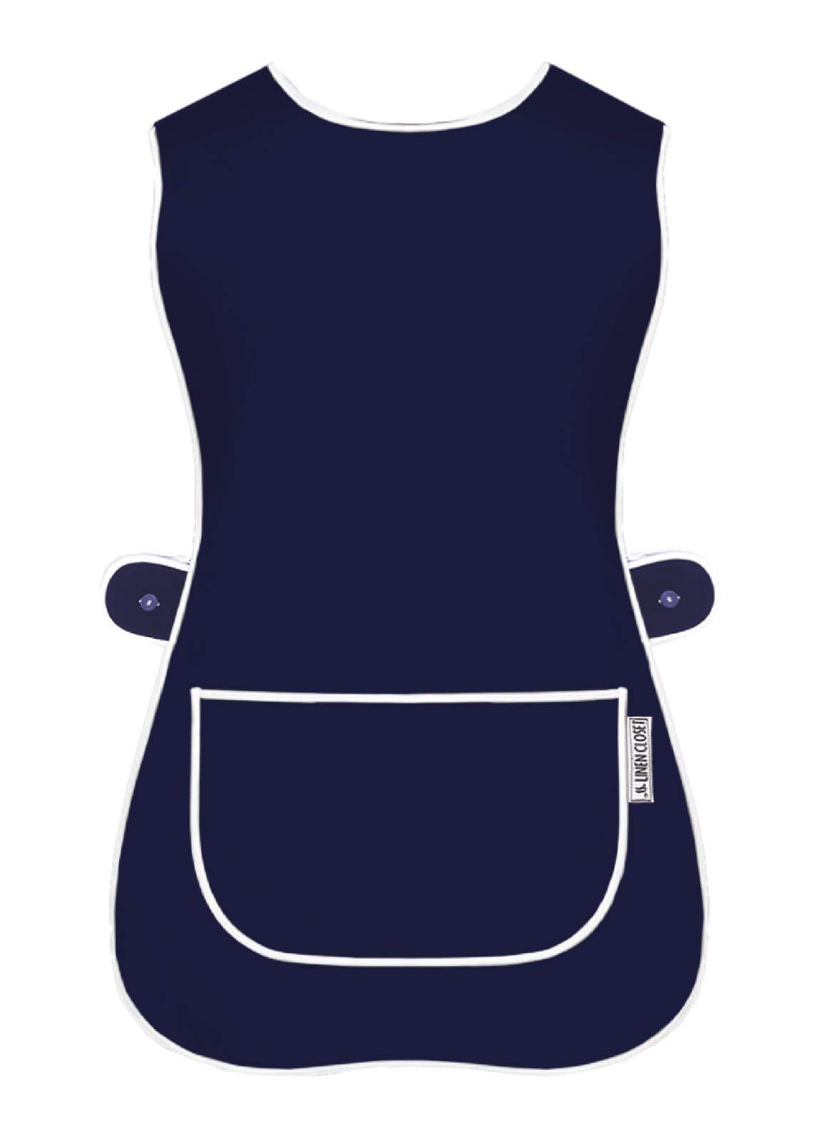 LINEN CLOSET Womens Tabards with Pockets for Men Ladies Cleaning Catering Chef Kitchen Aprons Unisex Hygea Tabard Apron Work Tabards — image 1