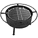Best Choice Products 30in Outdoor Patio Fire Pit BBQ Grill Fire Bowl Fireplace w/Star Design - Black