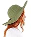 Simplicity Floppy Women Sun Hat Foldable Large Brim Hat with Ribbon