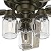 Hunter 53331 Crown Canyon 52 in. Indoor Regal Bronze Ceiling Fan