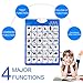 Meckily Electronic Interactive Alphabet Poster, Talking Animal & Fruit Educational Posters for Preschoolers & Toddlers, Ideal Interactive Learning Toy Gift for Kids,2 Pack