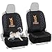 BDK Scooby Doo Waterproof Car Seat Covers for Dogs, 2 Pack Front Seat– Heavy Duty Black Oxford Automotive Front Seat Protector for Pets, Interior Covers for Auto Truck Van SUV