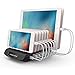 iFORWAY 8 Ports Charging Station for Multiple Devices, Multiport USB Charging Station Compitable with Apple iPhone iPad Samsung Cell Phone Tablet New MacBook