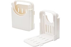 Bread Slicer, Bread Slicers for Homemade Bread, Adjustable Sandwich Maker Loaf Cutter Machine Foldable Toast Slicer Handed Br