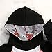 2pcs Baby Boy Girls Hooded Sweatshirt Fox Pattern Top Pants Home Outfits Costume (0-3M, White)