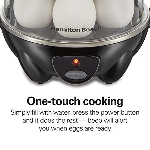 Hamilton Beach 3in1 Electric Hard Boiled Egg Cooker, Poacher & Omelet