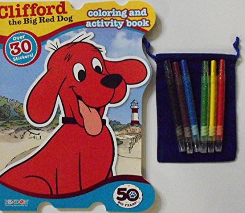 Bundle Clifford The Big Red Dog Shaped Coloring And Activity Book Plus...
