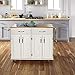 Dolly Madison White Kitchen Cart by Home Styles