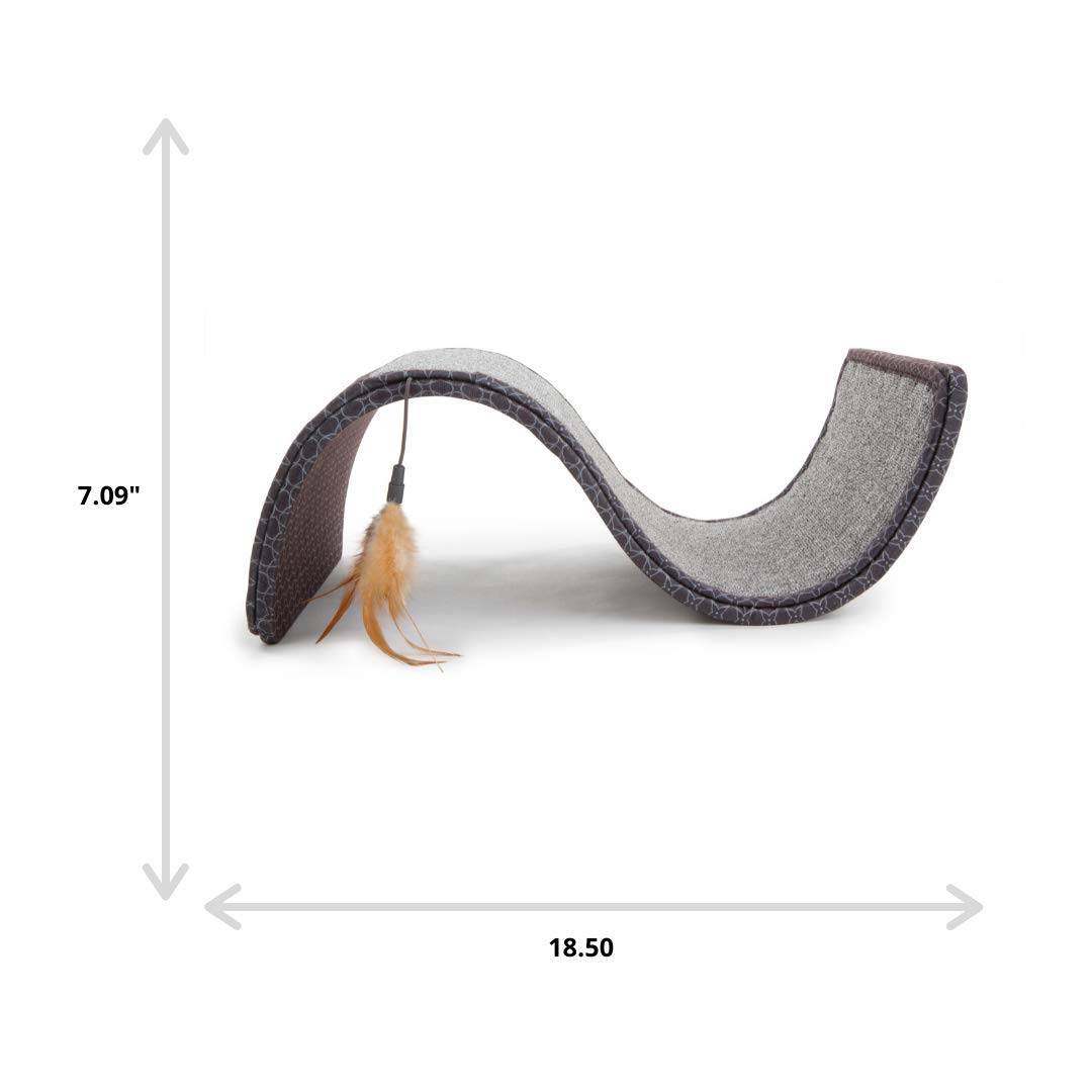 SmartyKat Scratch Scroll Cat Scratcher Carpet and Sisal Cat Furniture - Assorted colors : Scratching Pads : Pet Supplies